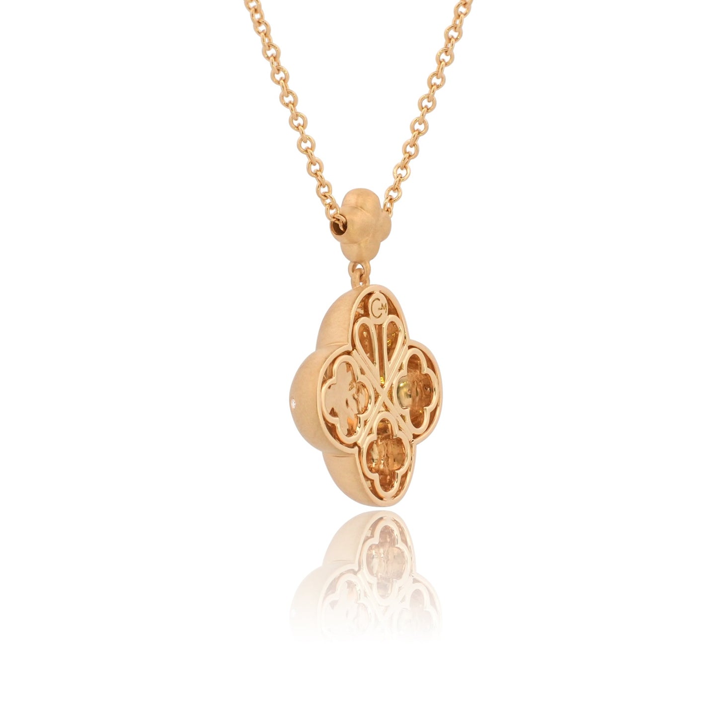 Joyful Cross Pendant with diamonds