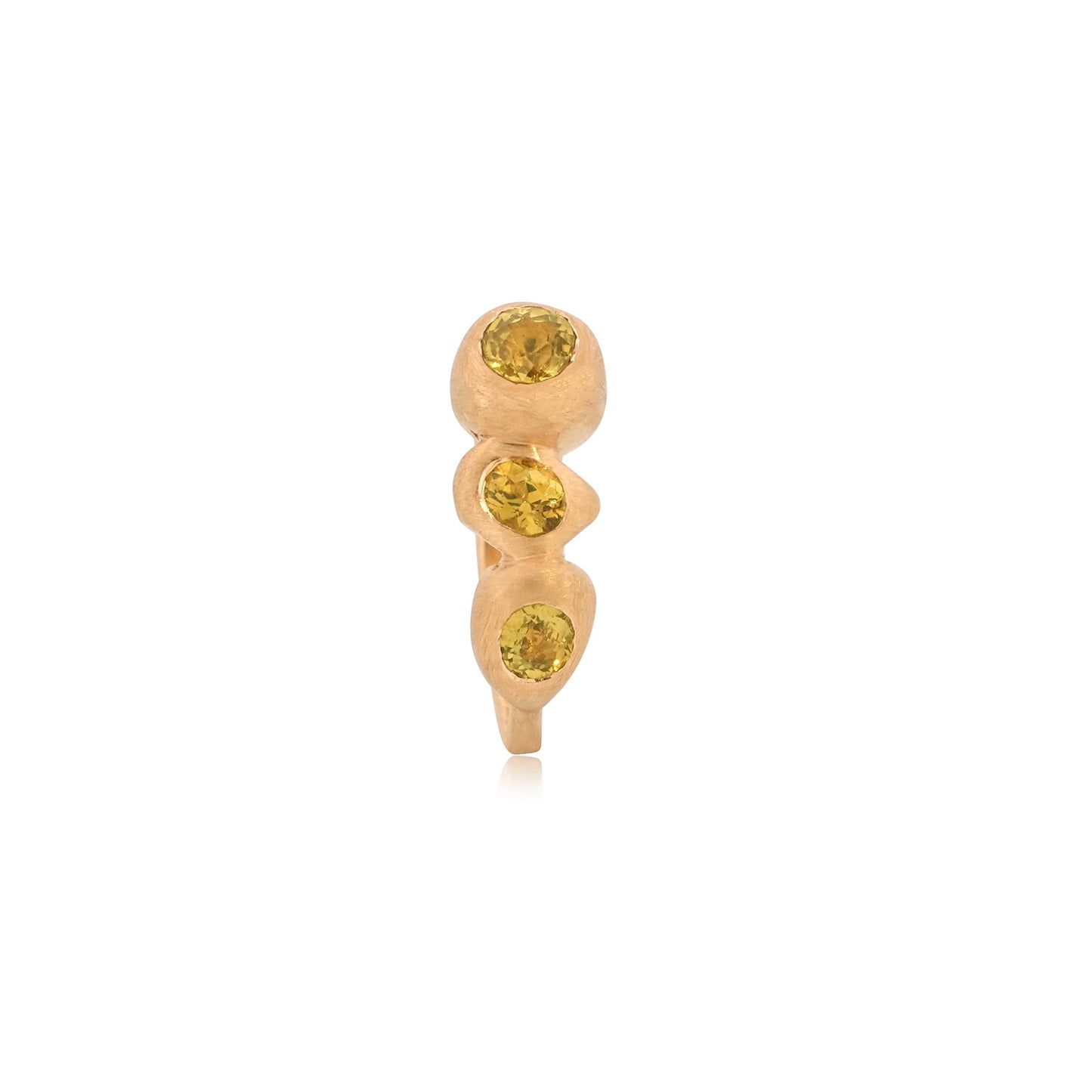 Mali Garnet 3-stone ring